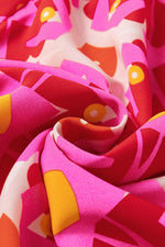 Stijlvolle Geometrische V-hals Maxi Jurk - Maxi Dresses - Jurkjes.co