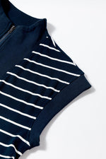 Stijlvolle Korte Jurk met Rits en Kraag - Mini Dresses - Jurkjes.co