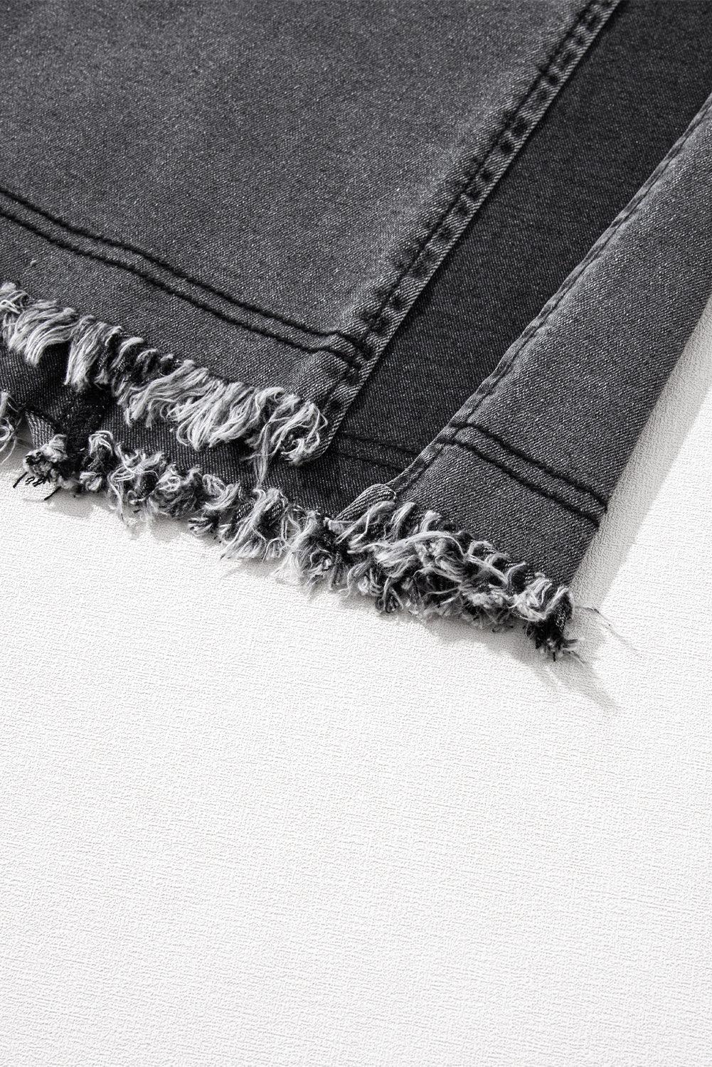 Stijlvolle Midi Denim Rok met Knoopsluiting - Skirts & Petticoat - Jurkjes.co