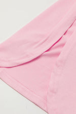 V-Hals Maxi T-shirt Jurk met Split & Zak - T Shirt Dresses - Jurkjes.co