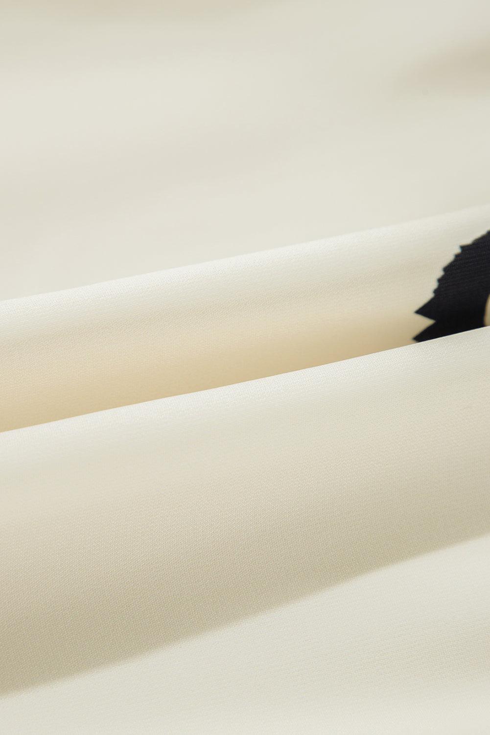 Western Geometrische Print Midi Jurk met 3/4 Mouwen - Midi Dresses - Jurkjes.co