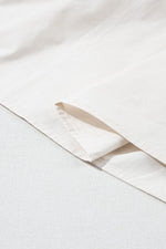 Zweedse Elegantie Poplin Mini Jurk - Mini Dresses - Jurkjes.co