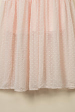 Zwitserse Stip Maxi Jurk met Kanttrim - Maxi Dresses - Jurkjes.co