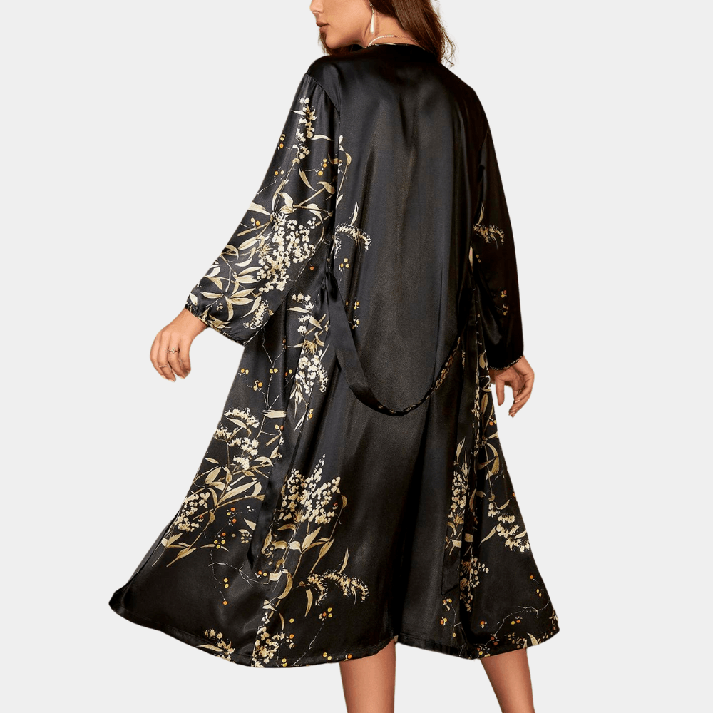 2-delige Jurk met Bloemenprint - Dresses - Jurkjes.co