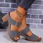 Blockhak Sandalen met Comfortabele Pasvorm