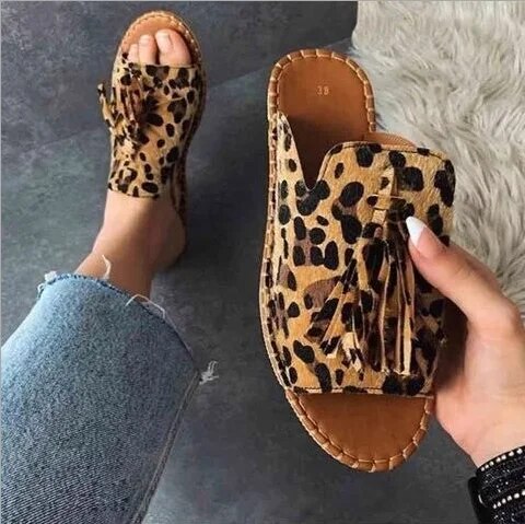 Boho Sandalen met Kwastjes en Comfortabele Pasvorm