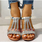Boho Sandalen met Rhinestones