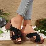 Buckled Sandalen met Elegante Gesp