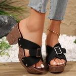 Buckled Sandalen met Elegante Gesp