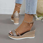 Chic Orthopedische Sandalen met Wedge Hak