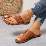 Comfortabele Sandalen met Metallic Details