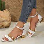 Elegante Sandalen met Blokhak