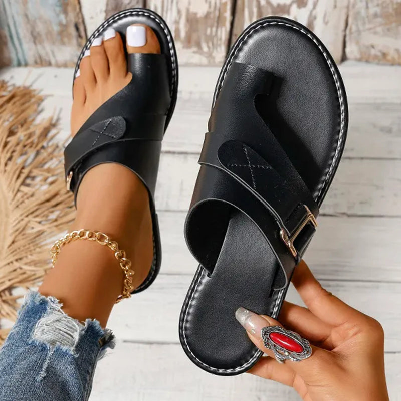 Luxe Sandalen met Verstelbare Gesp