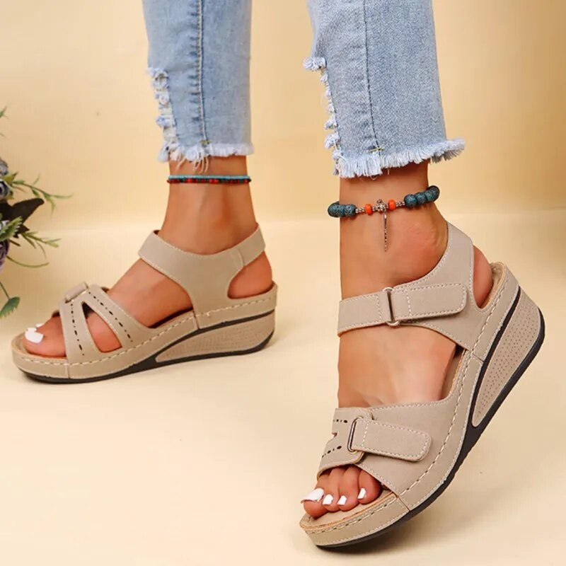 Open-Toe Sandalen met Verstelbare Bandjes