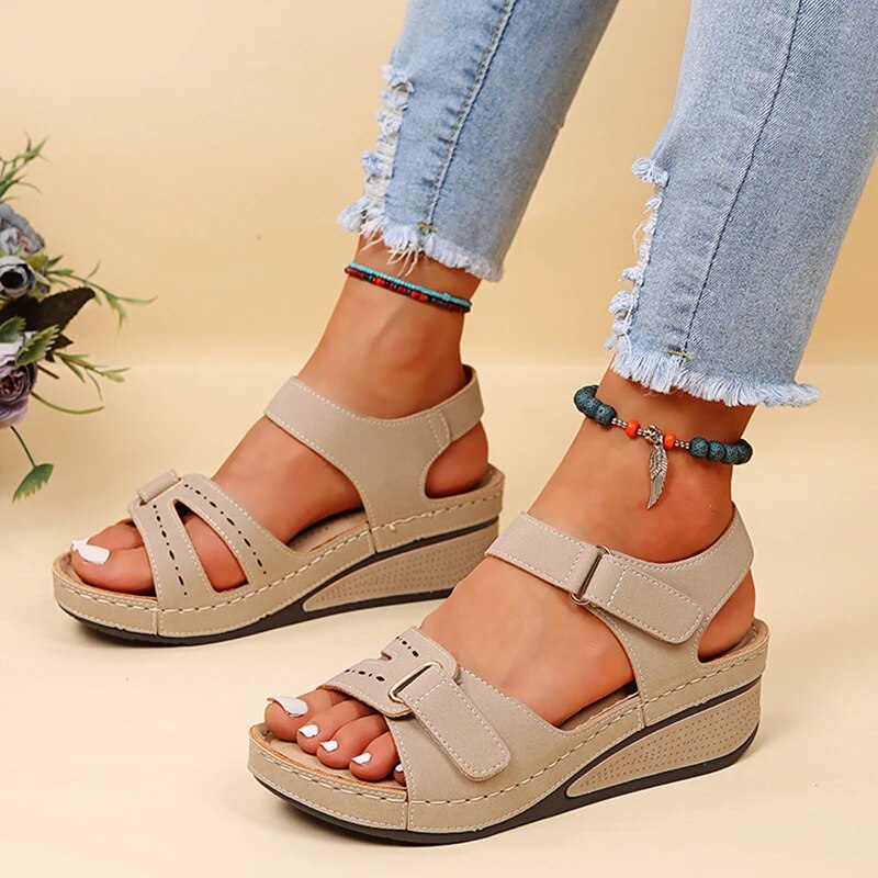 Open-Toe Sandalen met Verstelbare Bandjes