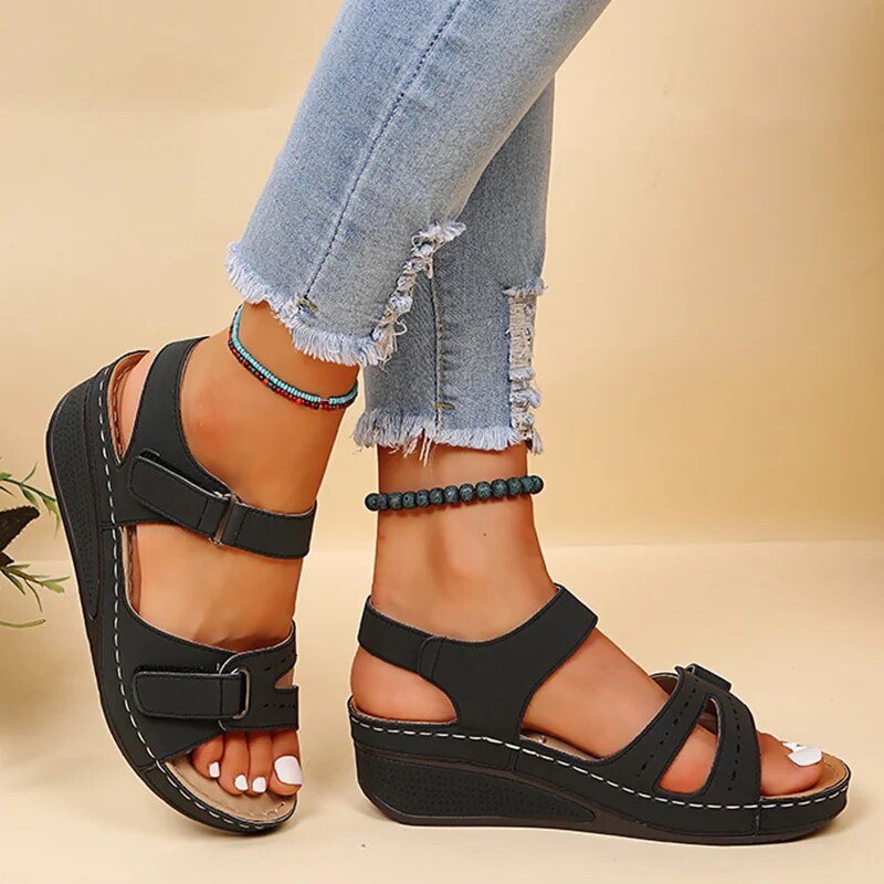 Open-Toe Sandalen met Verstelbare Bandjes