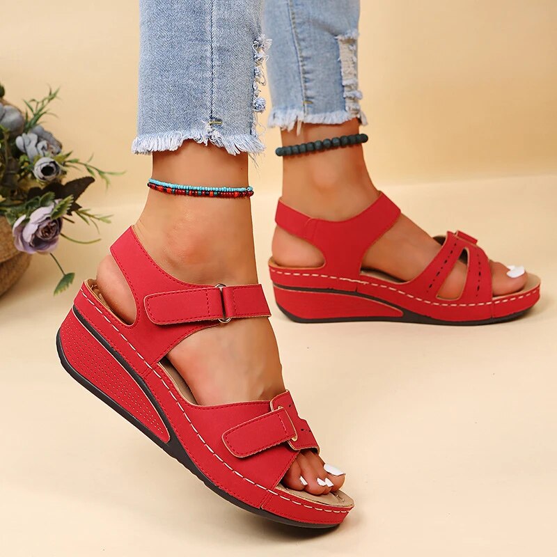 Open-Toe Sandalen met Verstelbare Bandjes