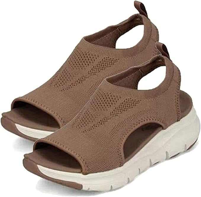 Open-toe Sandalen met Ademend Mesh