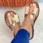 Open-toe Sandalen met Strikaccent