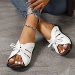 Open-toe Sandalen met Verstelbare Veters