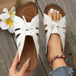 Open-toe Sandalen met Verstelbare Veters