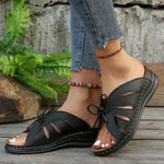 Open-toe Sandalen met Verstelbare Veters