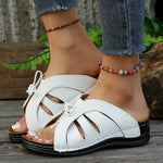 Open-toe Sandalen met Verstelbare Veters