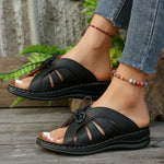 Open-toe Sandalen met Verstelbare Veters