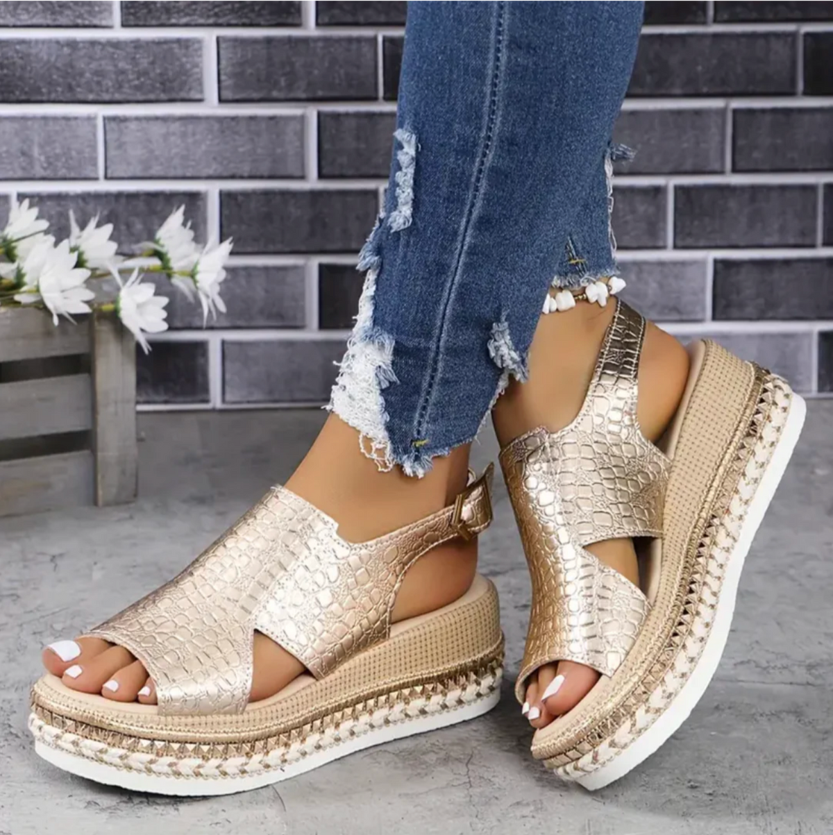Orthopedische Sandalen met Verstelbare Bandjes