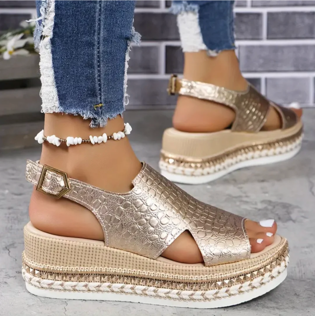 Orthopedische Sandalen met Verstelbare Bandjes