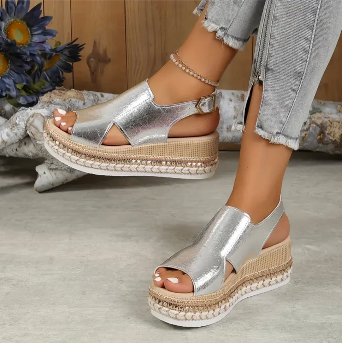 Orthopedische Sandalen met Verstelbare Bandjes