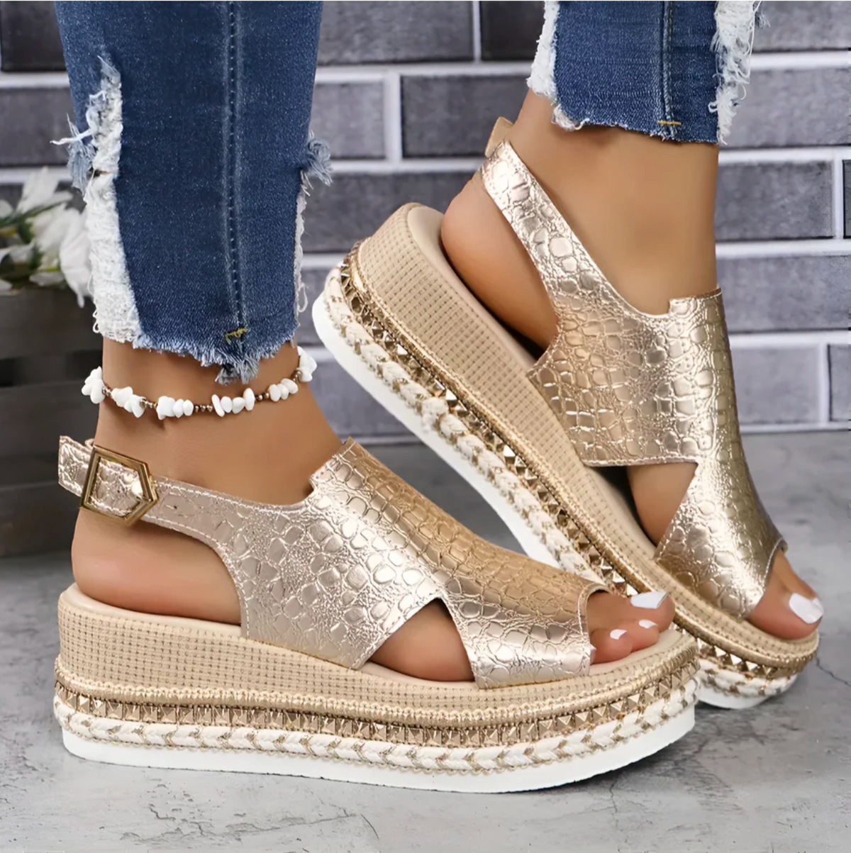 Orthopedische Sandalen met Verstelbare Bandjes