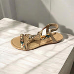 Platte Sandalen met Gevlochten Design