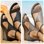 Sandalen met Elegante Bandjes en Sleehak