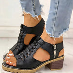 Sandalen met Elegante Uitsnijdingen