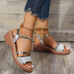 Sandalen met Gespsluiting en Comfortzool