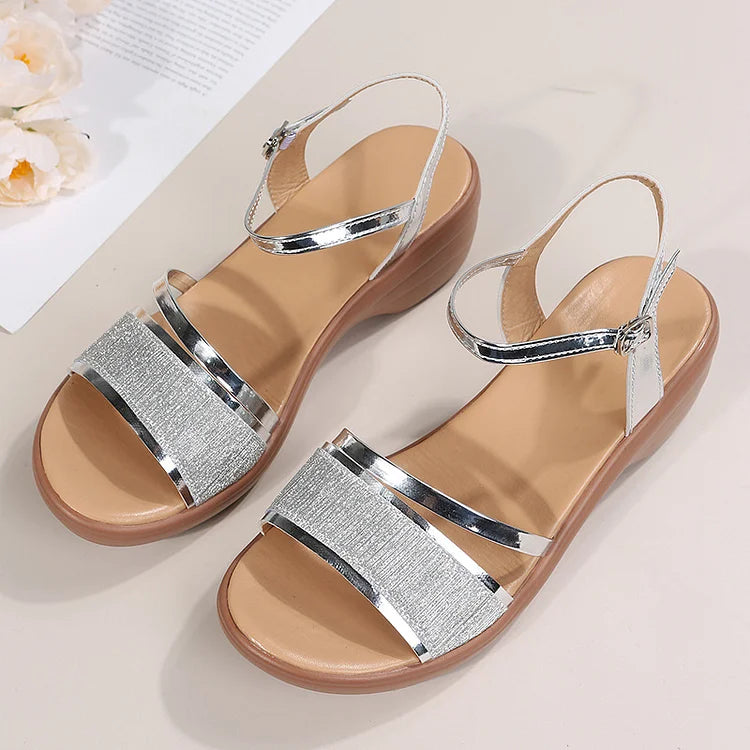 Sandalen met Gespsluiting en Comfortzool