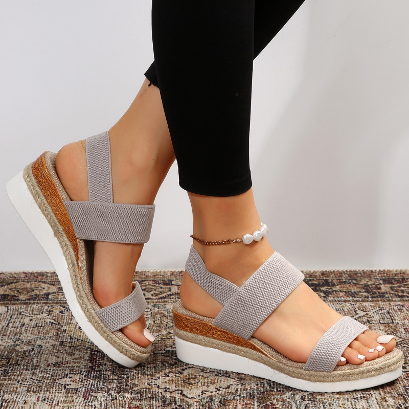 Sandalen met Hoge Plateauzool