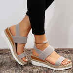 Sandalen met Hoge Plateauzool