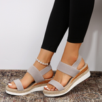 Sandalen met Hoge Plateauzool