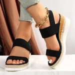Sandalen met Hoge Plateauzool