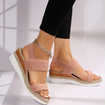Sandalen met Hoge Plateauzool
