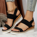 Sandalen met Hoge Plateauzool