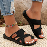 Sandalen met Open Teen en Comfortzool