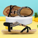 Sandalen met Open Teen en Elastische Band