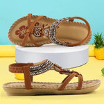 Sandalen met Open Teen en Elastische Band
