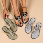 Sandalen met Strass en Elegante Bandjes