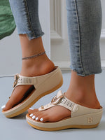 Sandalen met Toerring en Plateauzool
