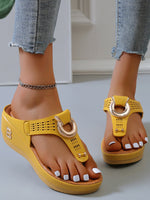 Sandalen met Toerring en Plateauzool