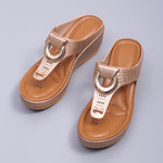 Sandalen met Toerring en Plateauzool
